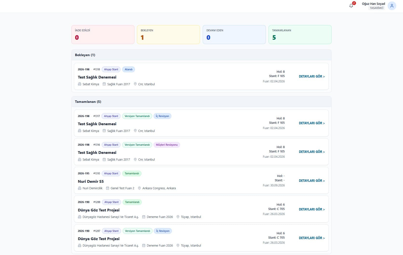 Tasarım Süreçleri